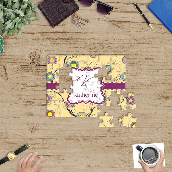 Ovals & Swirls Jigsaw Puzzle 30 Piece - In Context