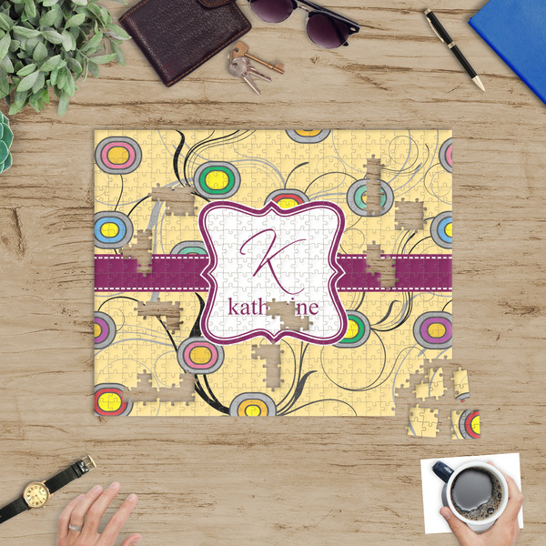 Ovals & Swirls Jigsaw Puzzle 500 Piece - In Context