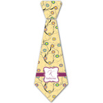 Ovals & Swirls Iron On Tie - 4 Sizes w/ Name and Initial