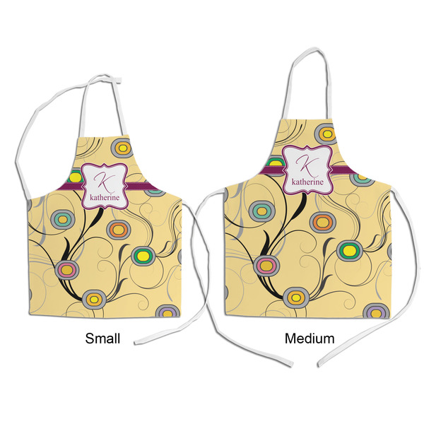 Ovals & Swirls Kid's Aprons - Comparison