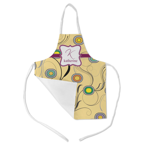 Ovals & Swirls Kid's Aprons - Medium - Main (med/lrg)