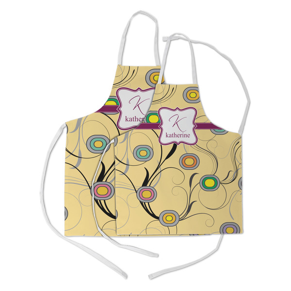 Ovals & Swirls Kid's Aprons - Parent - Main