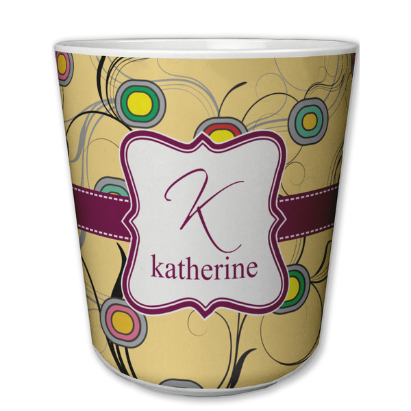 Custom Ovals & Swirls Plastic Tumbler 6oz (Personalized)