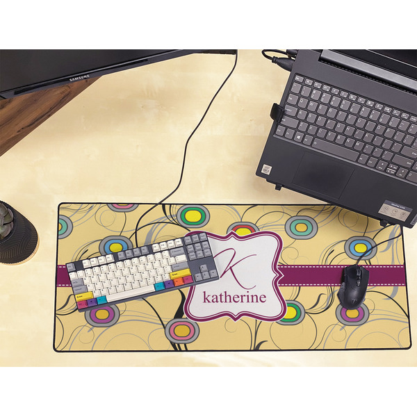 Ovals & Swirls Large Gaming Mats - LIFESTYLE