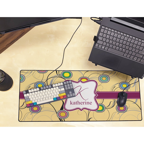 Ovals & Swirls Large Gaming Mats - LIFESTYLE