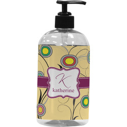 Ovals & Swirls Plastic Soap / Lotion Dispenser (Personalized)
