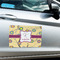 Ovals & Swirls Large Rectangle Car Magnets- In Context