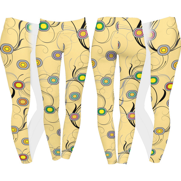 Ovals & Swirls Leggings Turn Around - Apvl