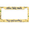 Ovals & Swirls License Plate Frame - Style B (Personalized)