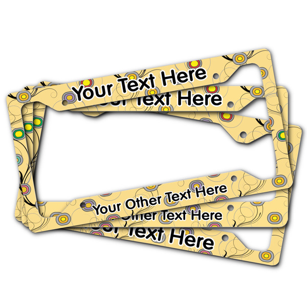 Ovals & Swirls License Plate Frames - (PARENT MAIN)
