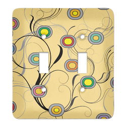 Ovals & Swirls Light Switch Cover (2 Toggle Plate)
