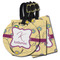 Ovals & Swirls Luggage Tags - 3 Shapes Availabel