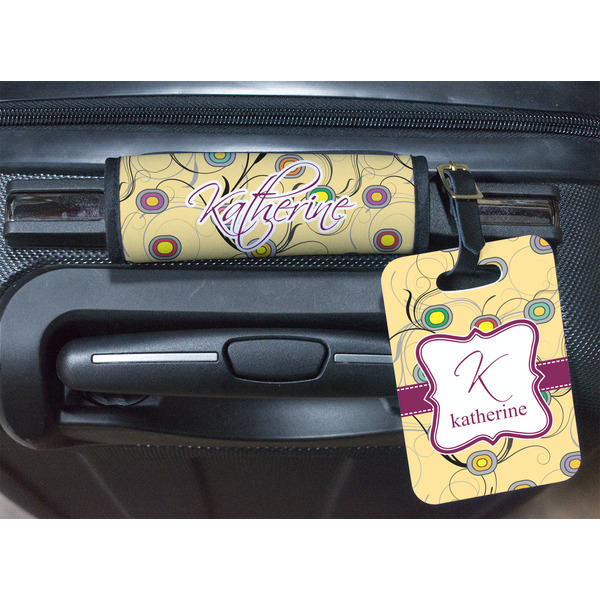 Ovals & Swirls Luggage Wrap & Tag