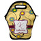 Ovals & Swirls Lunch Bag w/ Name and Initial