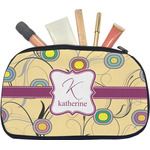 Ovals & Swirls Makeup / Cosmetic Bag - Medium (Personalized)