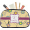 Ovals & Swirls Makeup / Cosmetic Bag - Medium (Personalized)