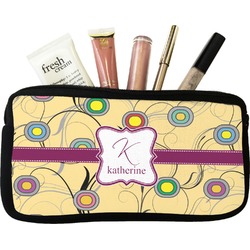 Ovals & Swirls Makeup / Cosmetic Bag (Personalized)