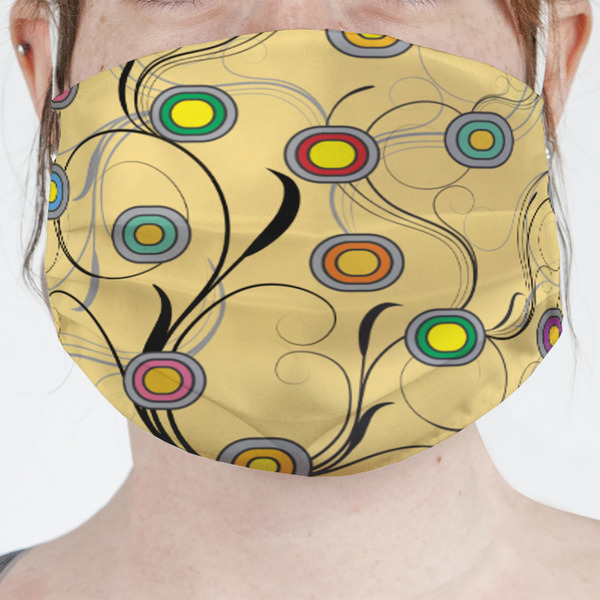 Custom Ovals & Swirls Face Mask Cover