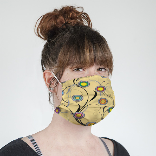 Ovals & Swirls Mask - Quarter View on Girl