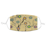 Ovals & Swirls Adult Cloth Face Mask - Standard