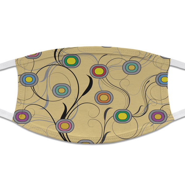Custom Ovals & Swirls Cloth Face Mask (T-Shirt Fabric)