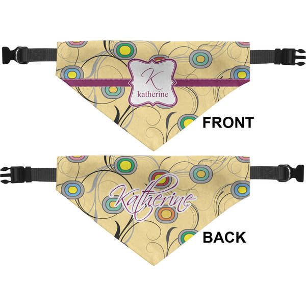 Ovals & Swirls Medium Dog Bandana Approval