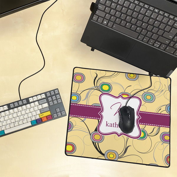 Ovals & Swirls Medium Gaming Mats - LIFESTYLE
