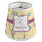 Ovals & Swirls Poly Film Empire Lampshade - Angle View