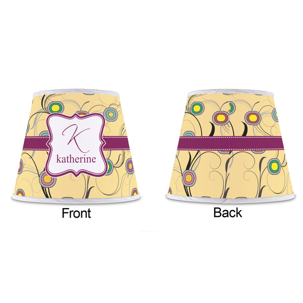 Ovals & Swirls Poly Film Empire Lampshade - Approval