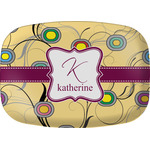 Ovals & Swirls Melamine Platter w/ Name and Initial