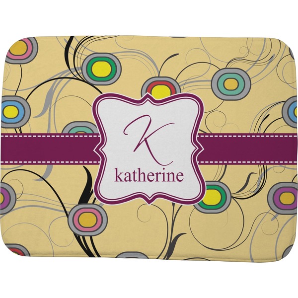 Ovals & Swirls Memory Foam Bath Mat 48 X 36