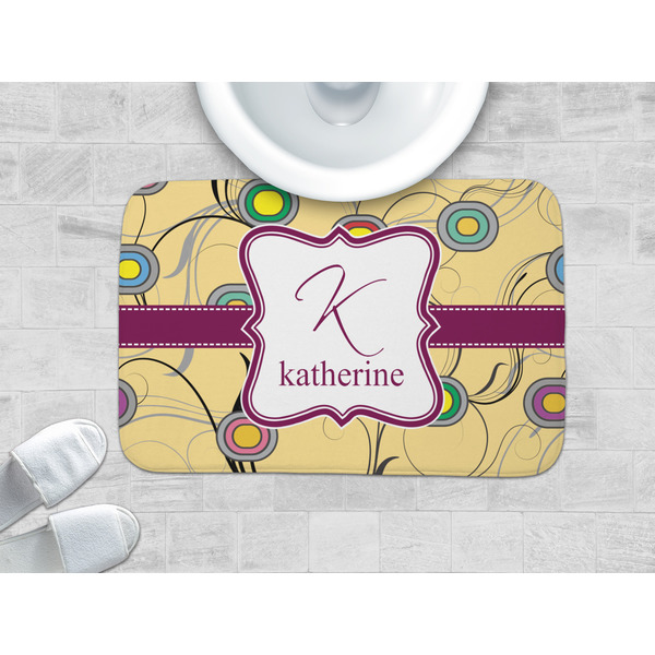 Ovals & Swirls Memory Foam Bath Mat - LIFESTYLE 34x21