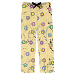 Ovals & Swirls Mens Pajama Pants - S