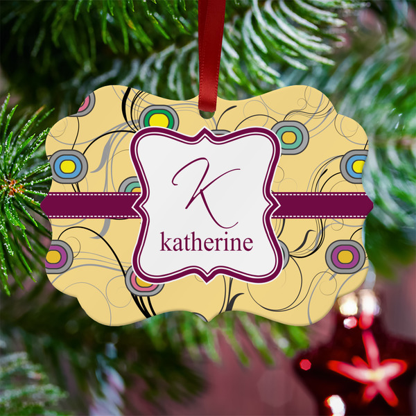 Ovals & Swirls Metal Benilux Ornament - Lifestyle