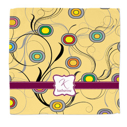 Ovals & Swirls Microfiber Dish Rag (Personalized)