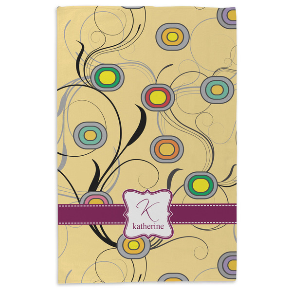 Ovals & Swirls Microfiber Dish Towel - APPROVAL