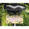 Ovals & Swirls Mini License Plate on Bicycle