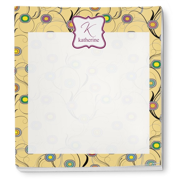 Ovals & Swirls Notepad - Apvl