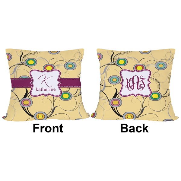 Ovals & Swirls Outdoor Pillow - 20x20