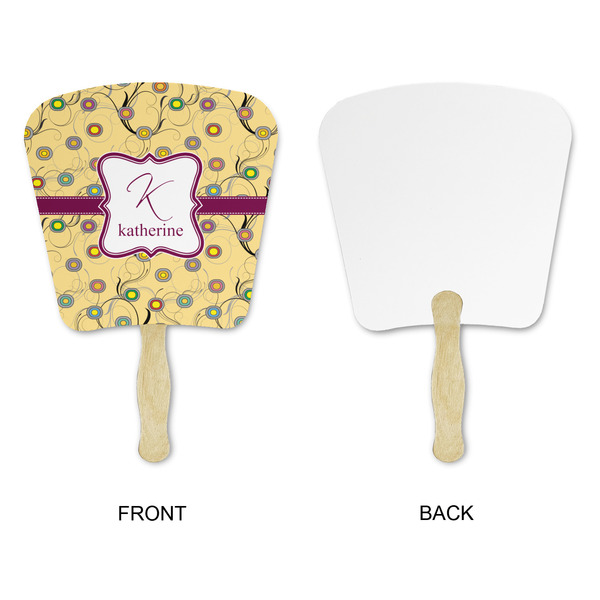 Ovals & Swirls Paper Fans - Approval