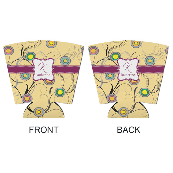 Ovals & Swirls Party Cup Sleeves - with bottom - APPROVAL