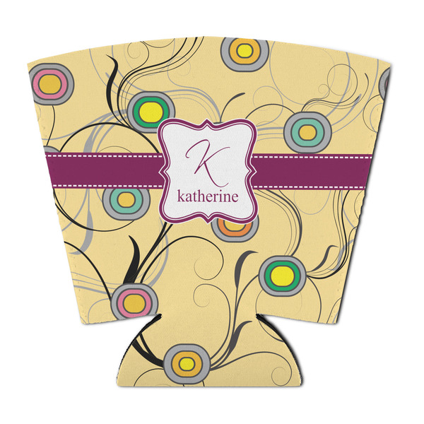 Custom Ovals & Swirls Party Cup Sleeve - with Bottom (Personalized)