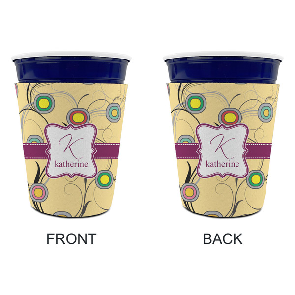 Ovals & Swirls Party Cup Sleeves - without bottom - Approval
