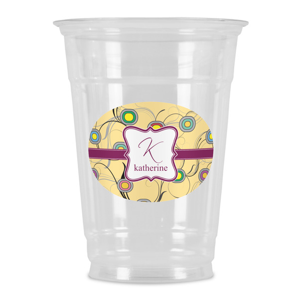 Custom Ovals & Swirls Party Cups - 16oz (Personalized)