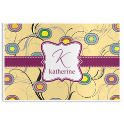 Ovals & Swirls Disposable Paper Placemats (Personalized)