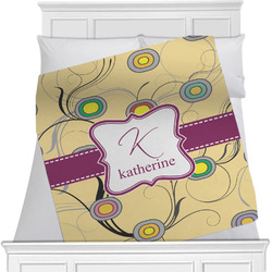 Ovals & Swirls Minky Blanket (Personalized)