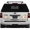 Ovals & Swirls Personalized Square Car Magnets on Ford Explorer