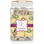 Ovals & Swirls Dog Treat Jar (Personalized)