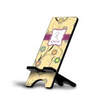 Ovals & Swirls Cell Phone Stand (Small) (Personalized)