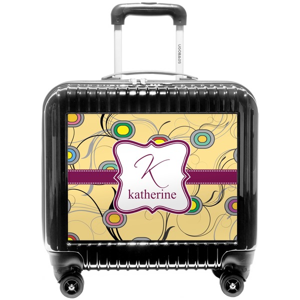 Custom Ovals & Swirls Pilot / Flight Suitcase (Personalized)